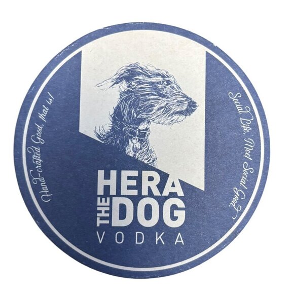 Hera the Dog Lot of 6 Coasters Animal Rescue Vodka - Picture 3 of 4